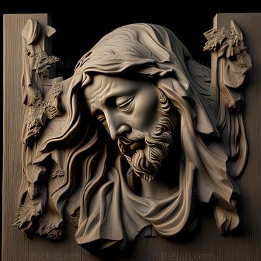 3D model st jesus (STL)